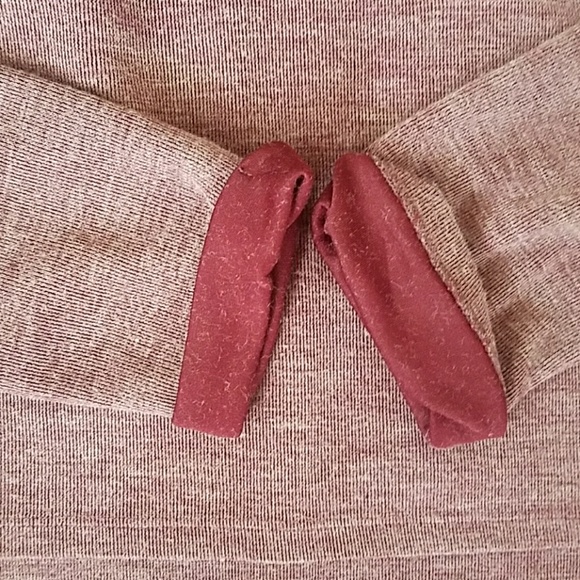 Cute burgandy sweater dress euc - Picture 2 of 4